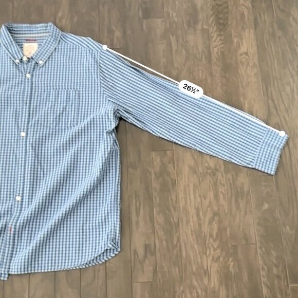 Fat Face Blue Check XXL Men's Button Down Shirt   100% Cotton - Picture 14 of 15